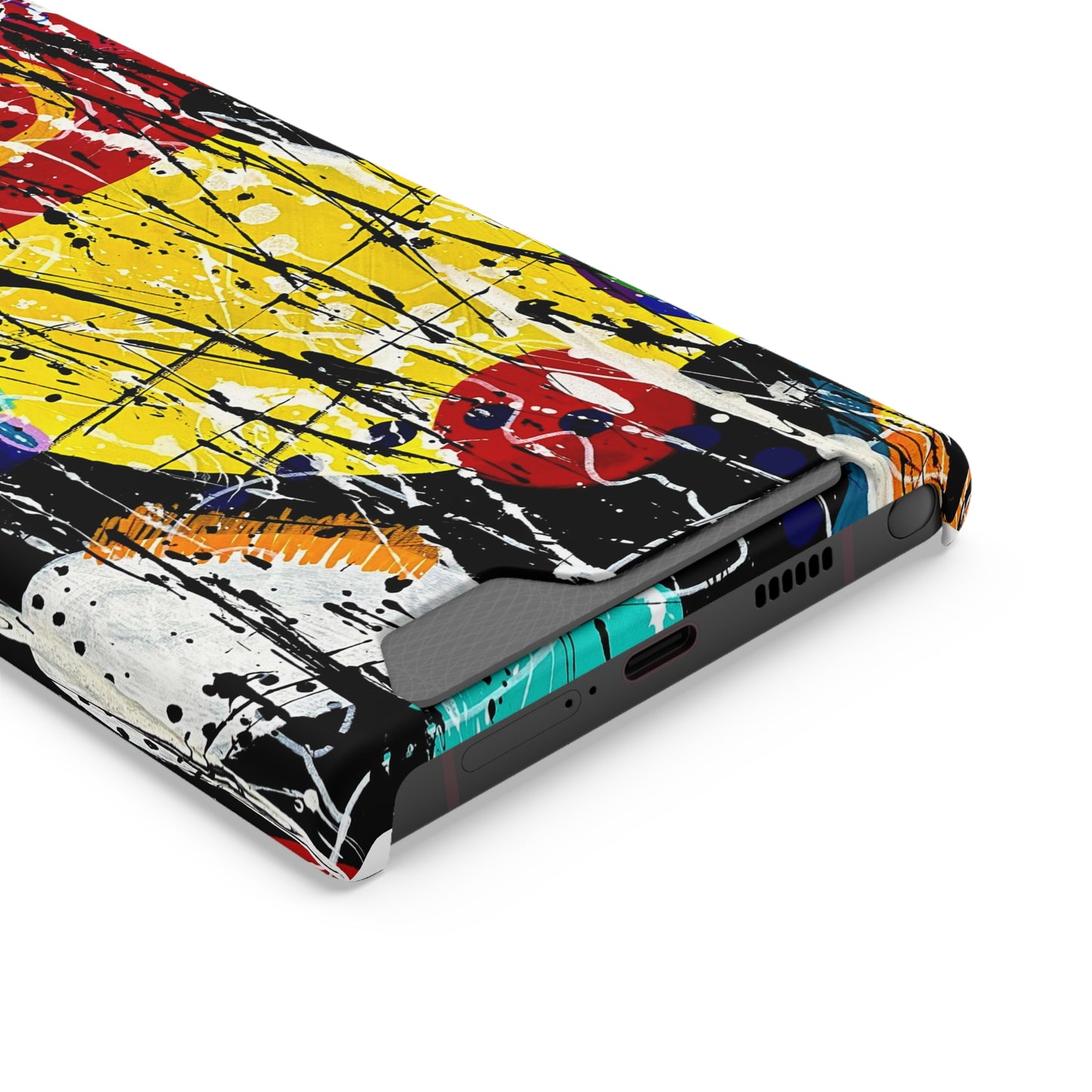5Featured - Abstract Art Phone Case With Card Holder