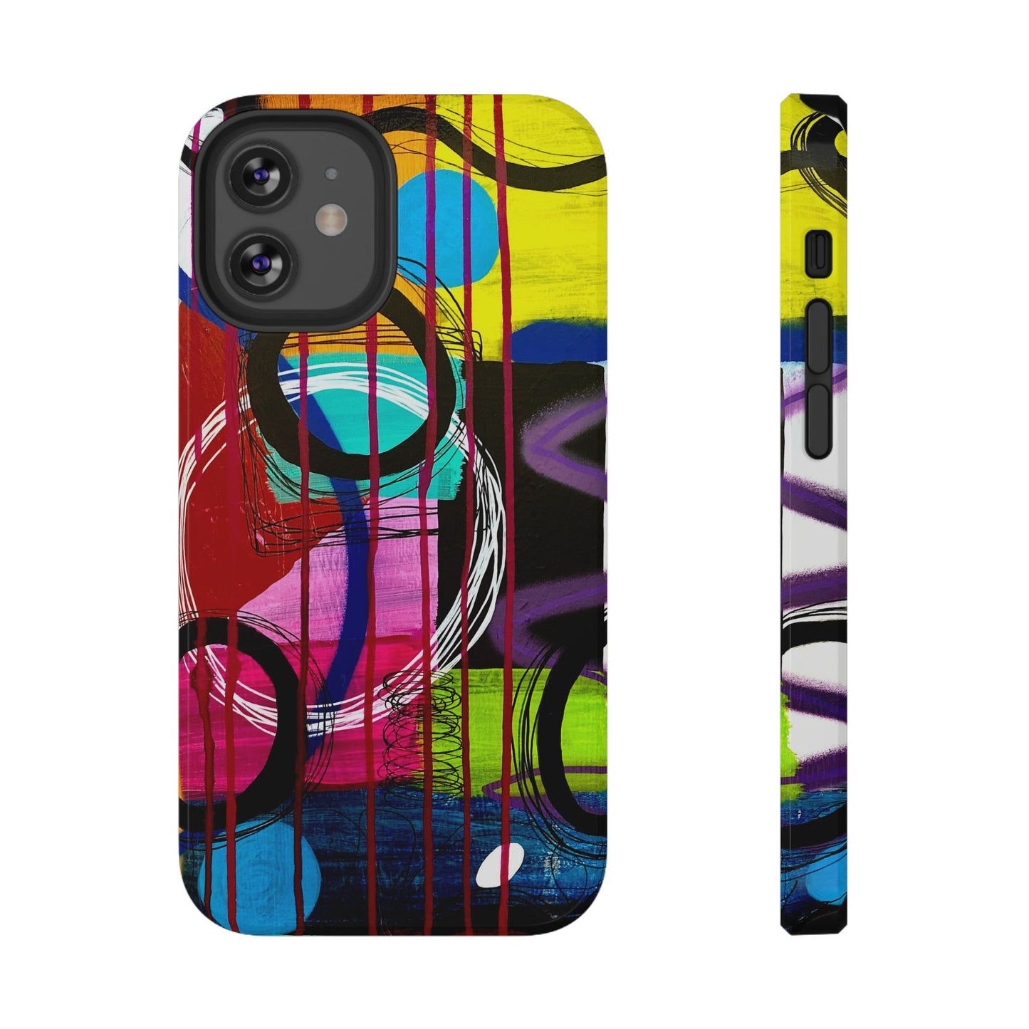 Abstract Art Impact-Resistant Phone Cases