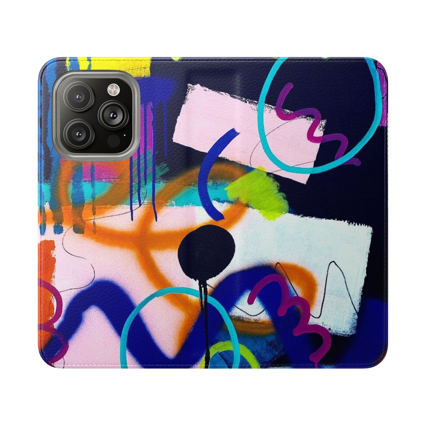 Abstract Art Phone Flip Cases