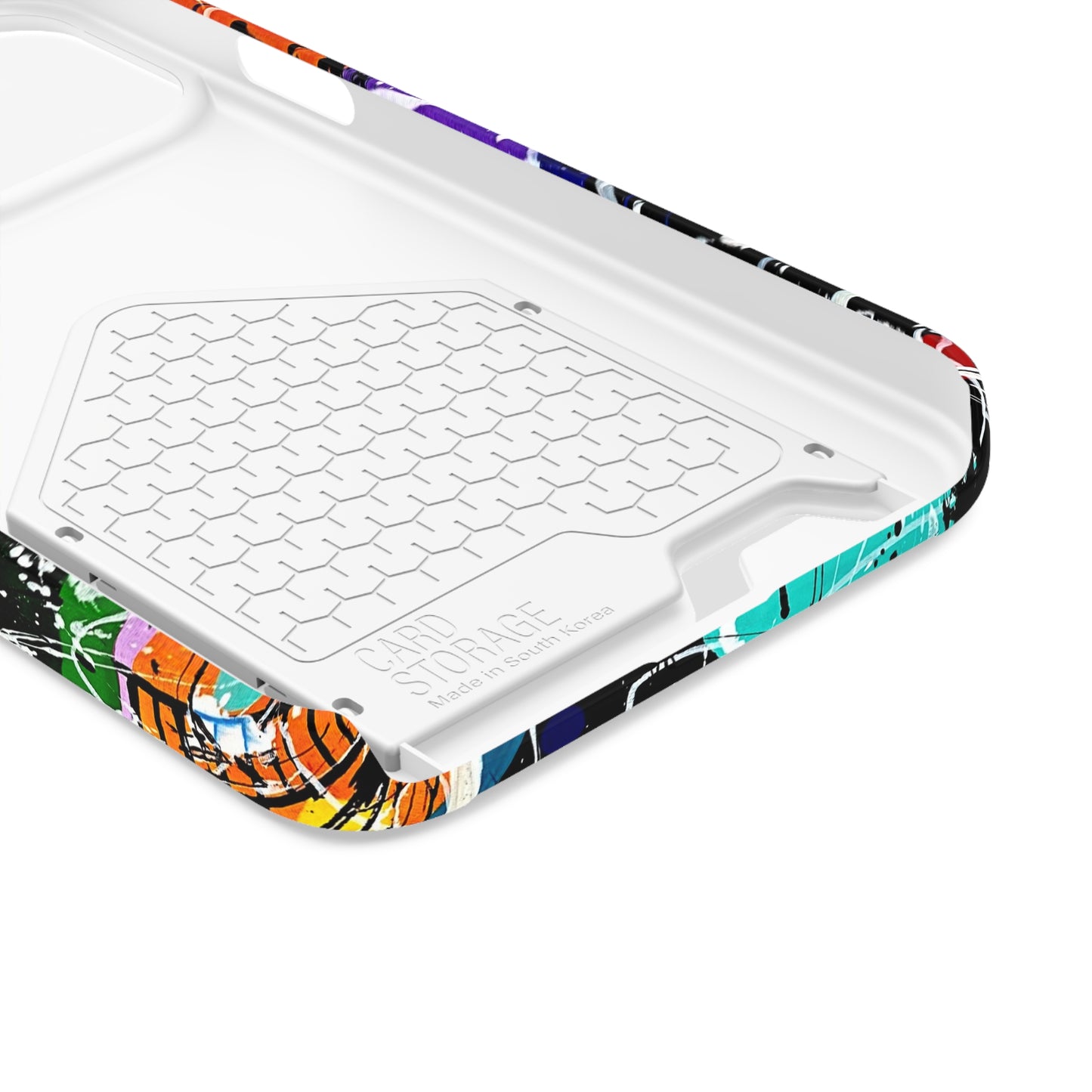 5Featured - Abstract Art Phone Case With Card Holder