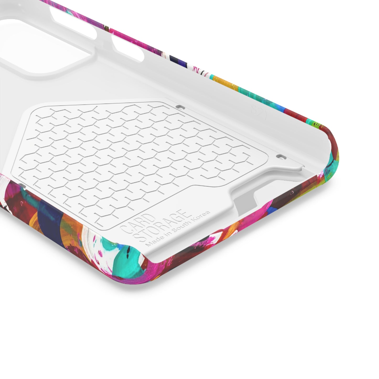 Abstract Art Phone Case With Card Holder