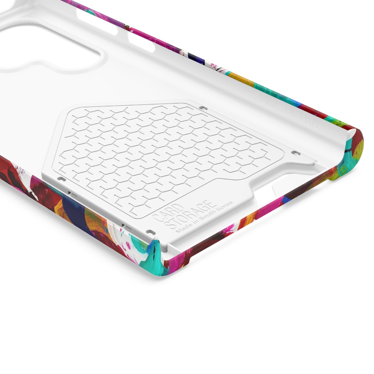 Abstract Art Phone Case With Card Holder