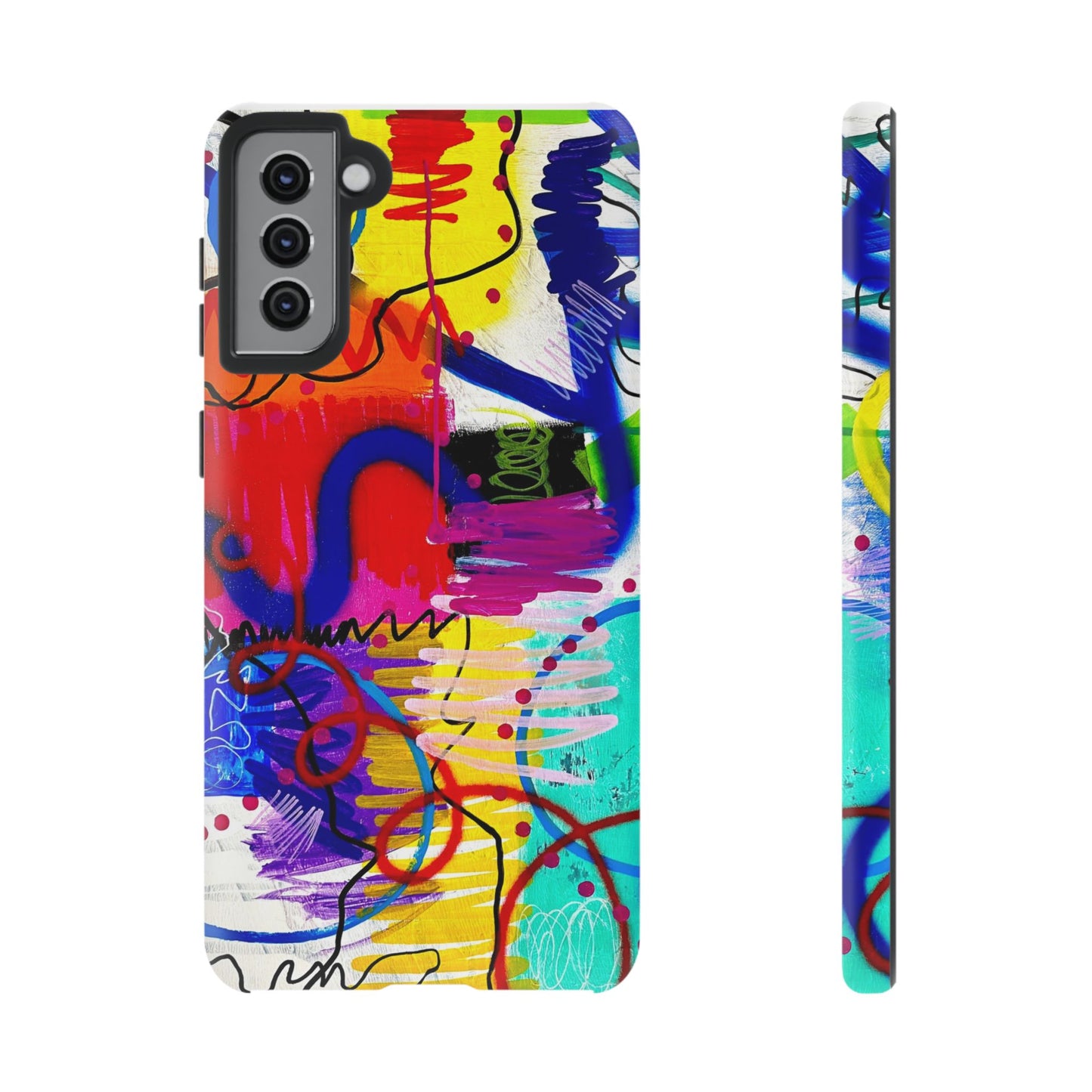 Abstract Art Tough Phone Cases