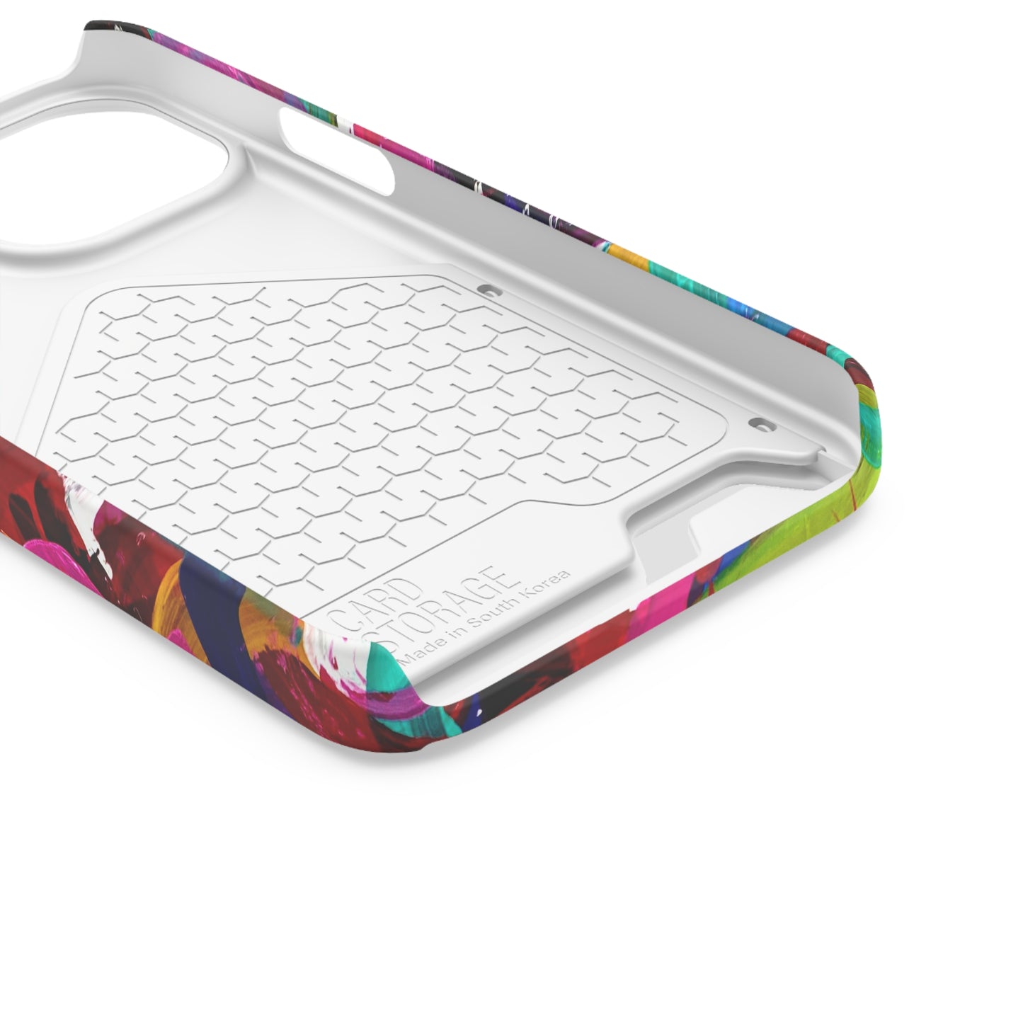 Abstract Art Phone Case With Card Holder