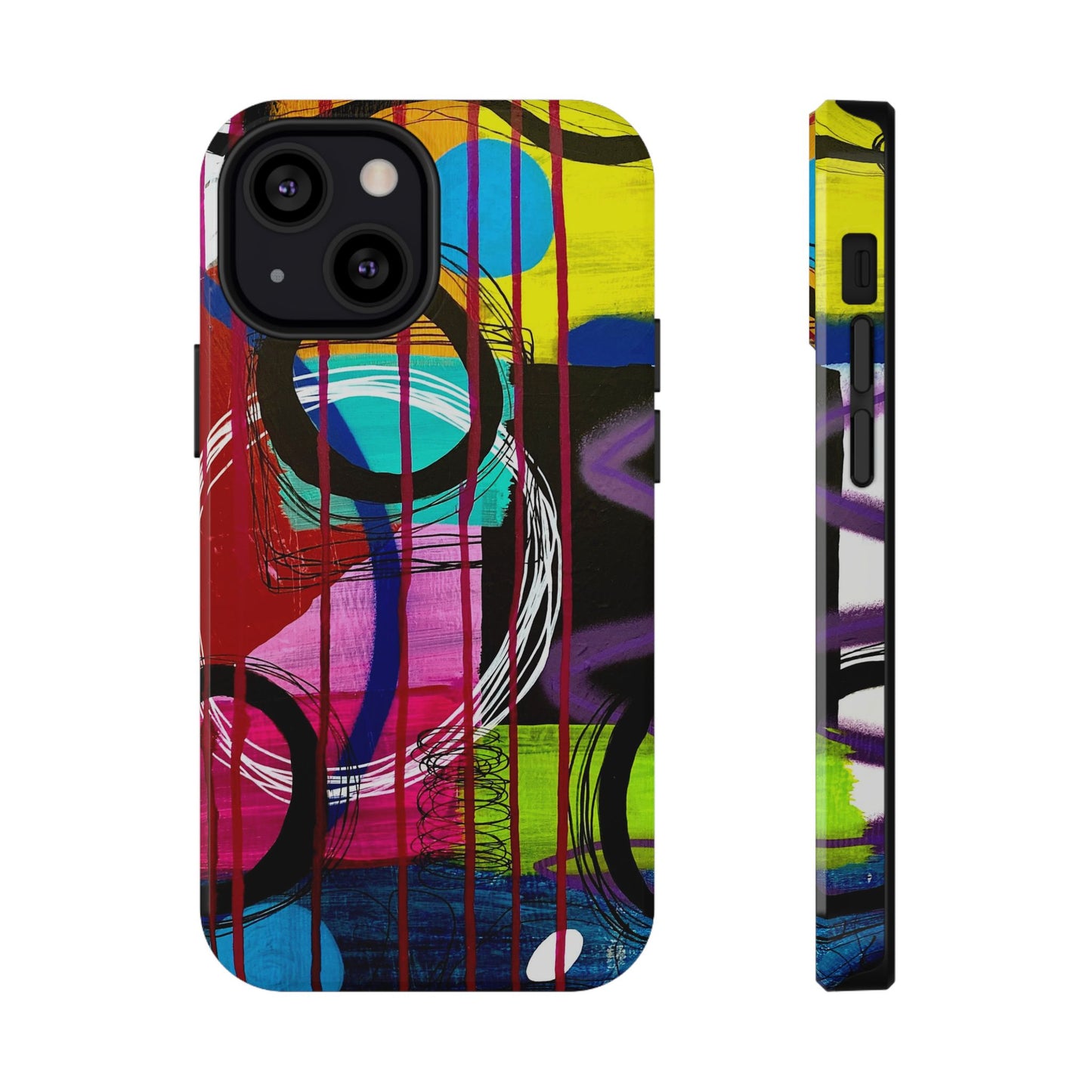 Abstract Art Impact-Resistant Phone Cases