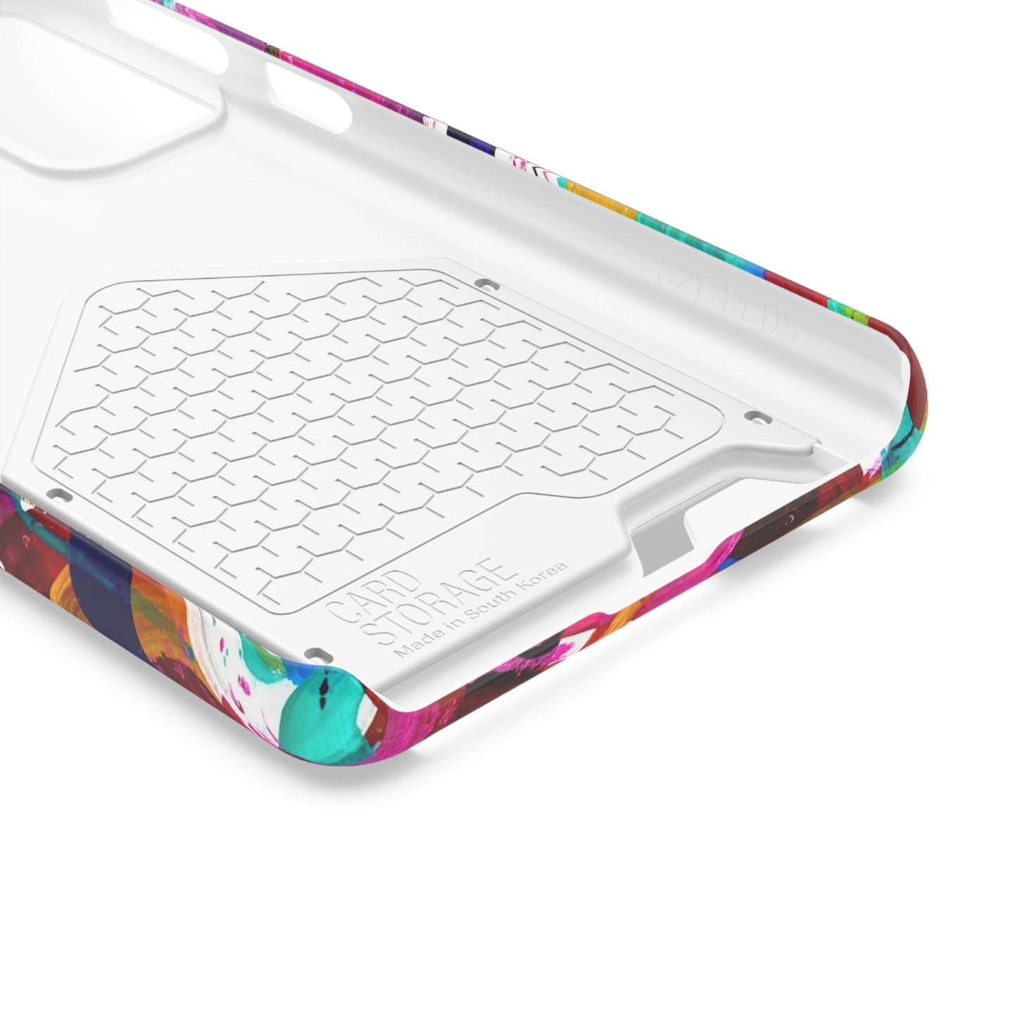 Abstract Art Phone Case With Card Holder