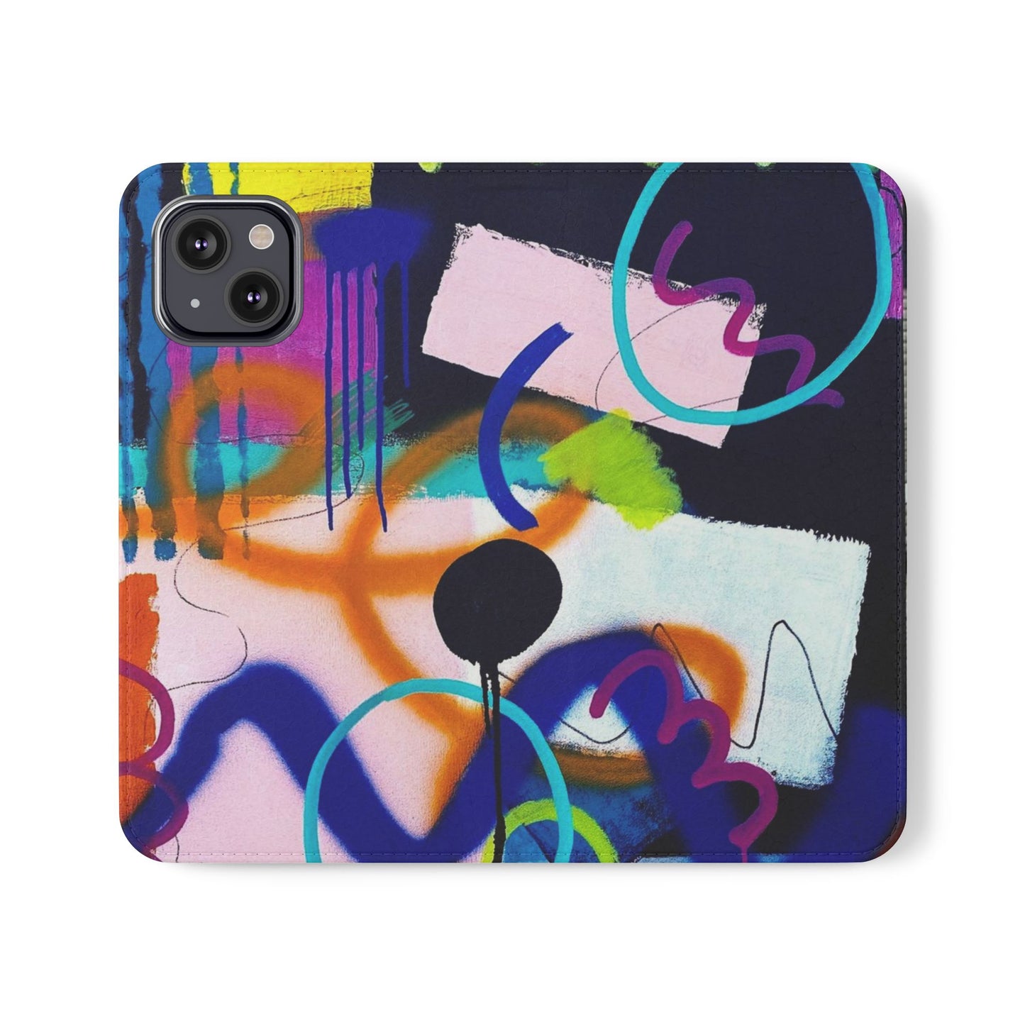 Abstract Art Phone Flip Cases
