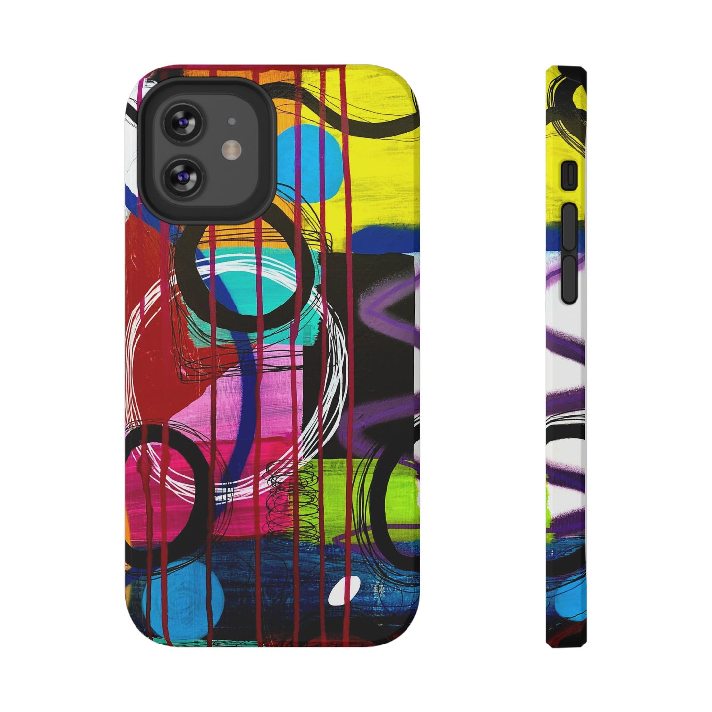 Abstract Art Impact-Resistant Phone Cases