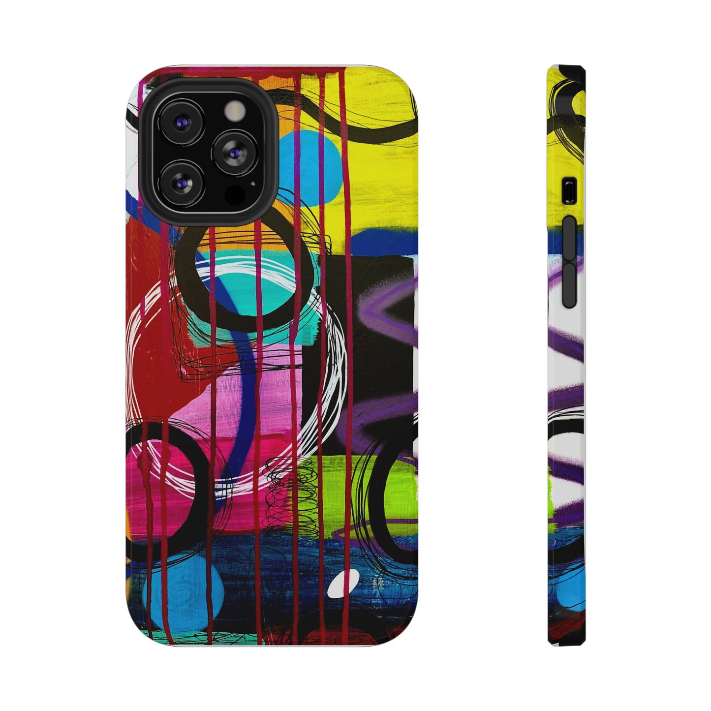 Abstract Art Impact-Resistant Phone Cases