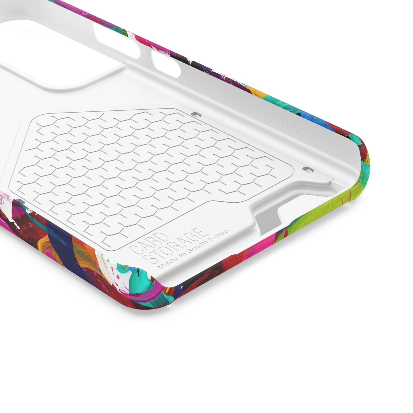 Abstract Art Phone Case With Card Holder