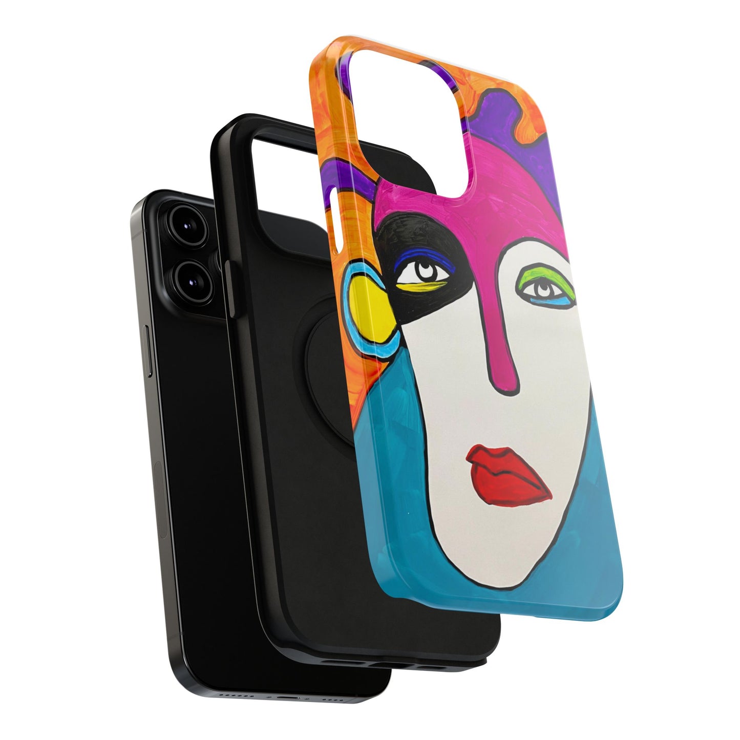 2Featured - Abstract Art Impact-Resistant Phone Cases