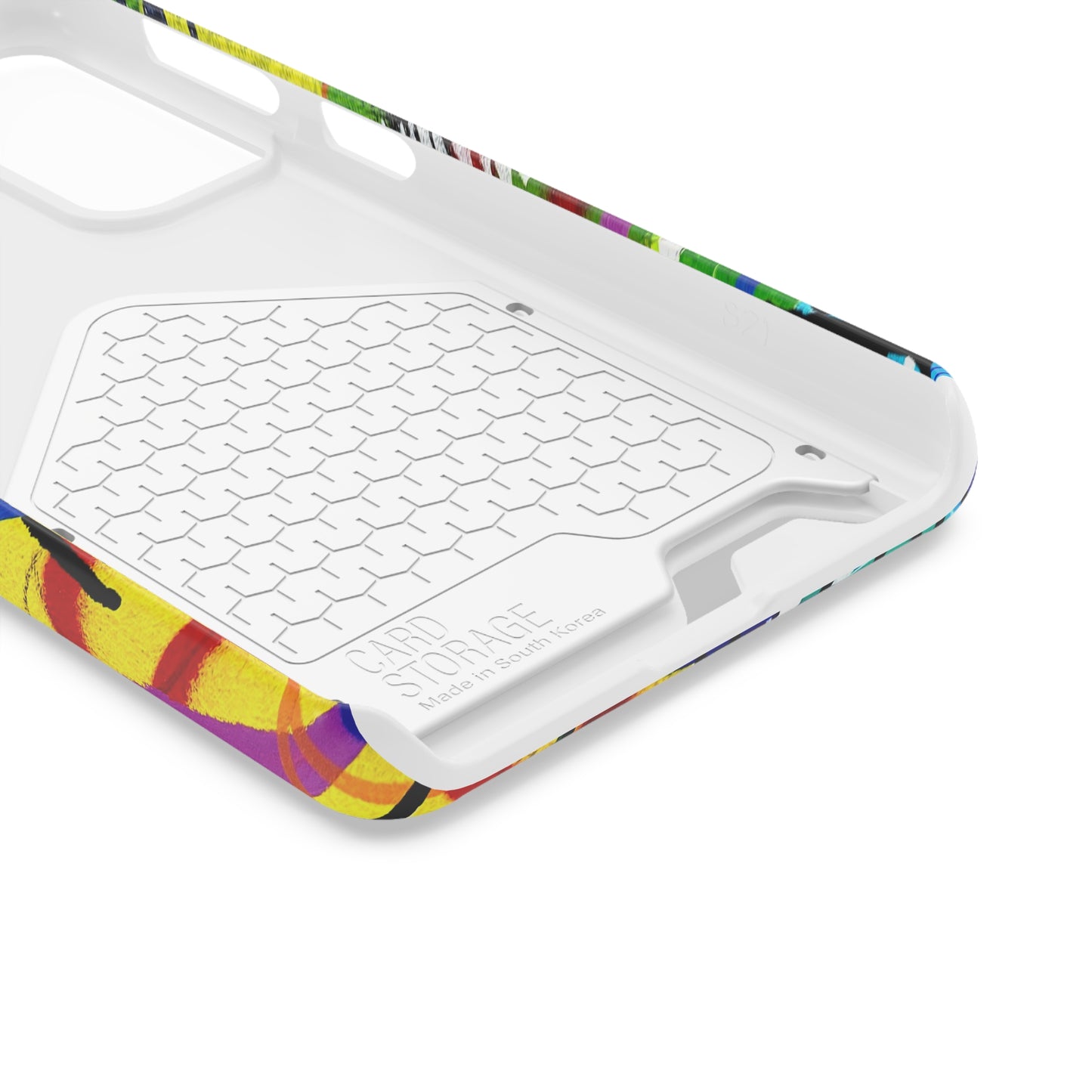 Abstract Art Phone Case With Card Holder