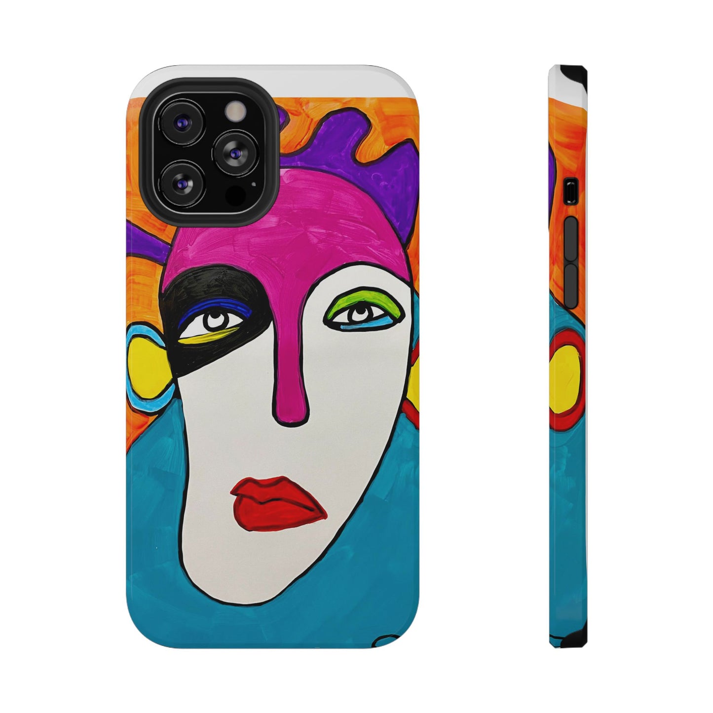 2Featured - Abstract Art Impact-Resistant Phone Cases