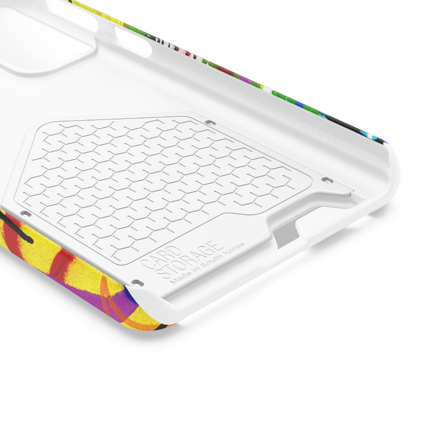 Abstract Art Phone Case With Card Holder