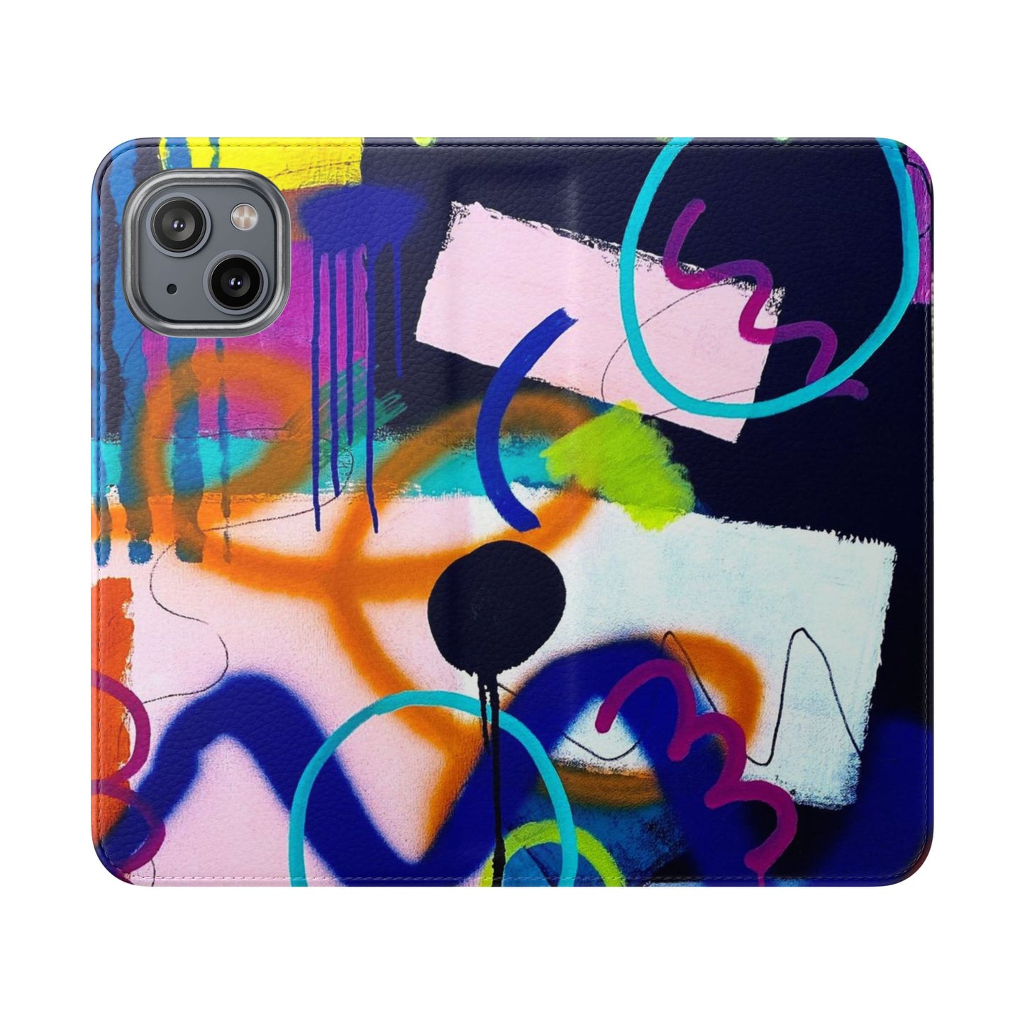 Abstract Art Phone Flip Cases