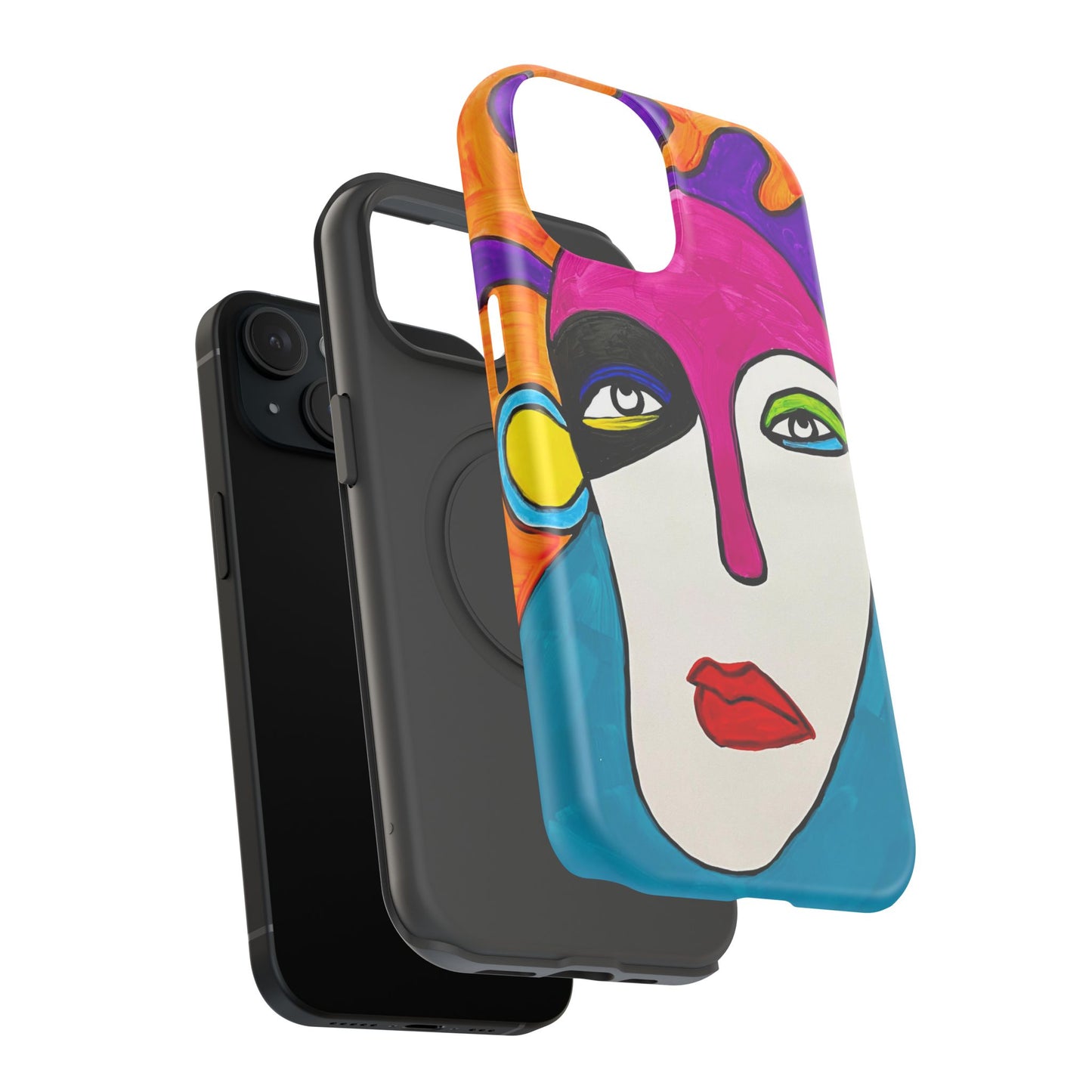 2Featured - Abstract Art Impact-Resistant Phone Cases