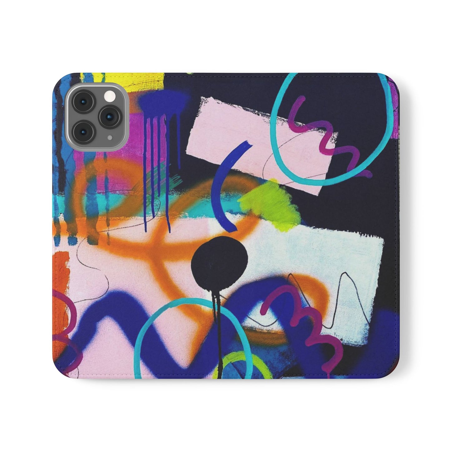 Abstract Art Phone Flip Cases